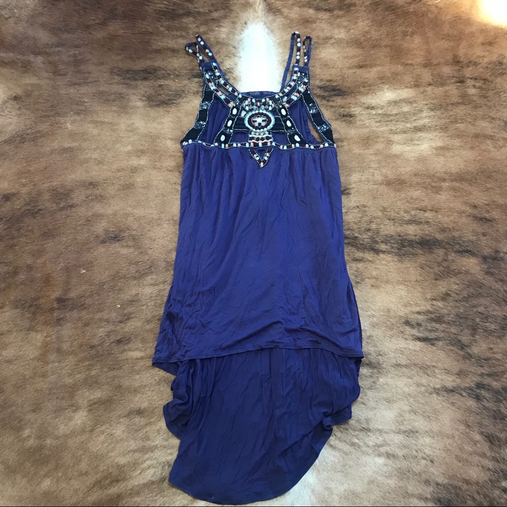 Free People Beaded Top